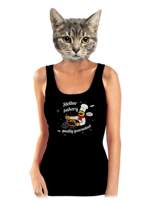 Stellar bakery dámske tielko klasické Black