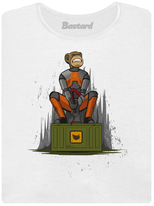 Ape-Life dámske tričko s lemom White