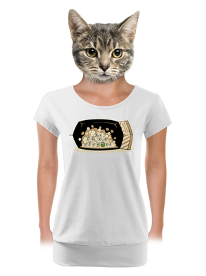 dámske tričko s lemom