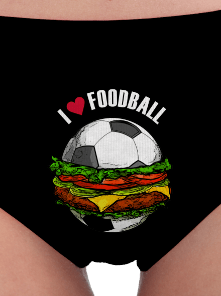 Foodball dámske nohavičky Black
