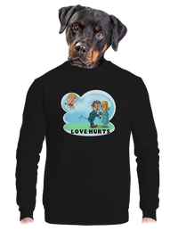 unisex mikina bez kapucne