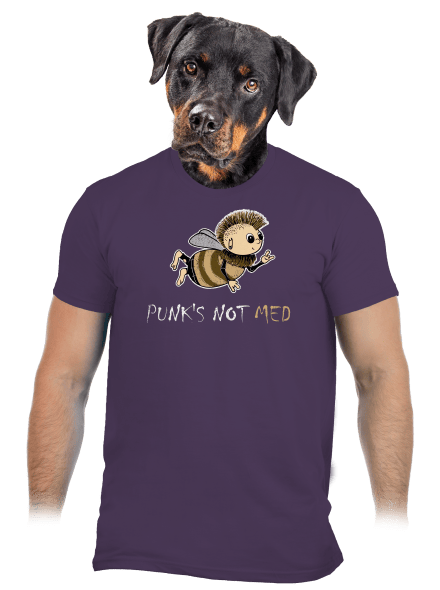 Punks Not Med pánske tričko Urban Purple