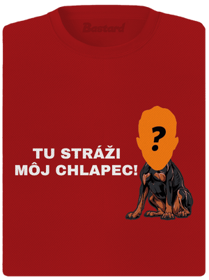 Tu strážim ja dámske športové tričko Red Mal