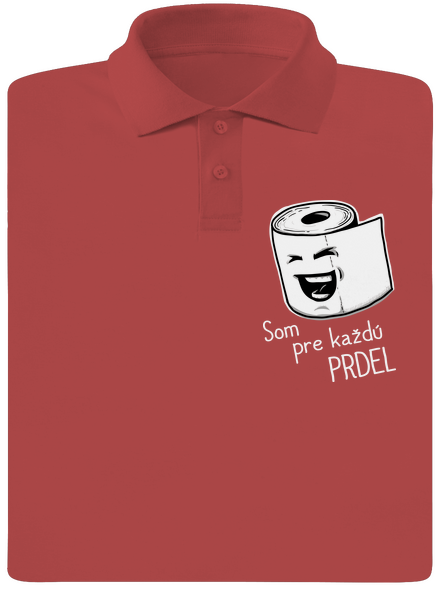 Prdel pánska polokošeľa Burgundy