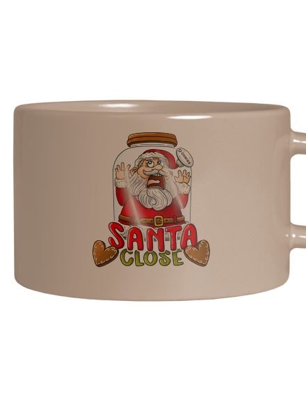 Santa Close hrnček makronka Brown Macaron