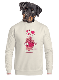 unisex mikina bez kapucne