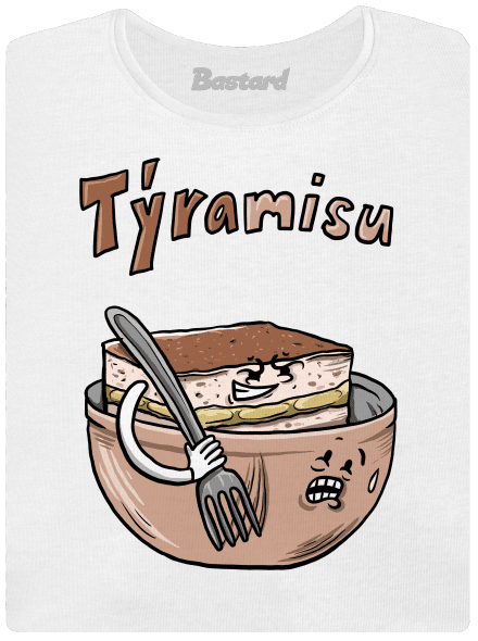 Týramisu dámske tričko White