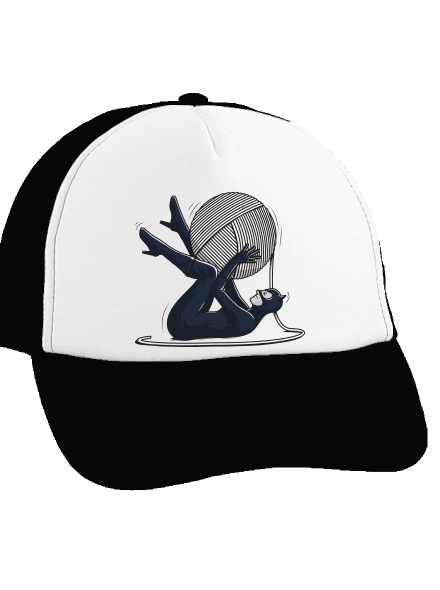 Catwoman šiltovka truckerka Black cap