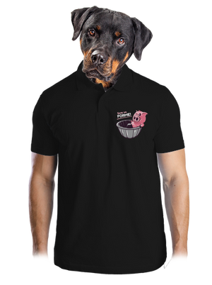 Vo forme pánska polokošeľa Black