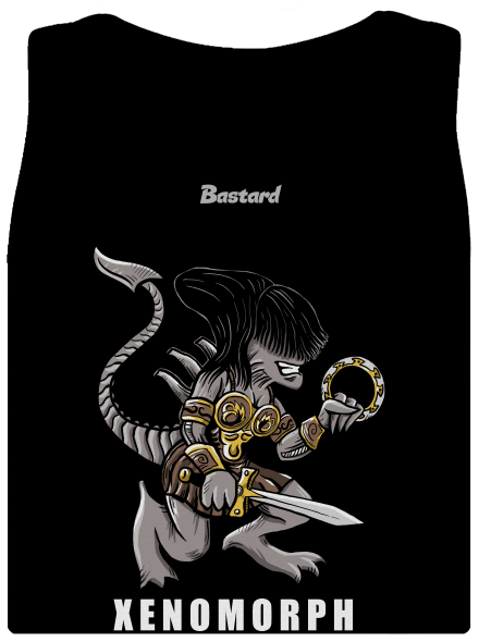 Xenomorph dámske tielko klasické Black
