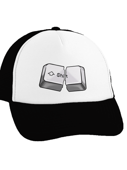 Shift šiltovka truckerka Black cap