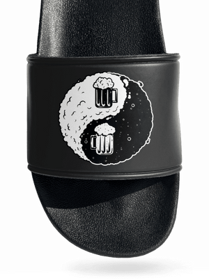 Jin Jang pivo šľapky Black