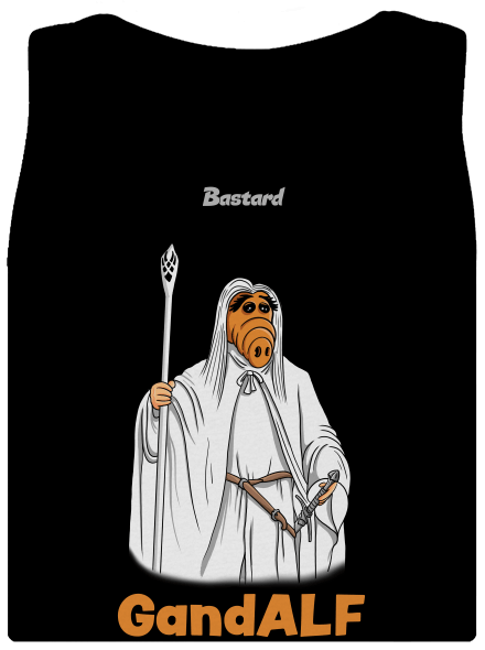 GandALF dámske tielko klasické Black