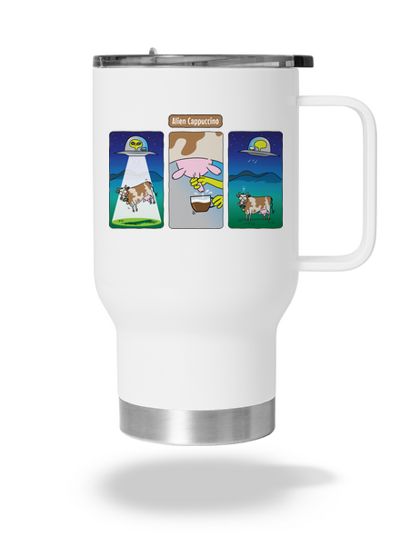 Alien Cappuccino termohrnček White