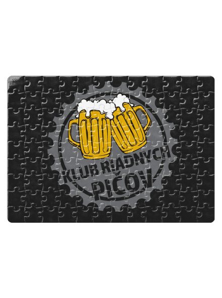 Klub riadnych pičov puzzle White