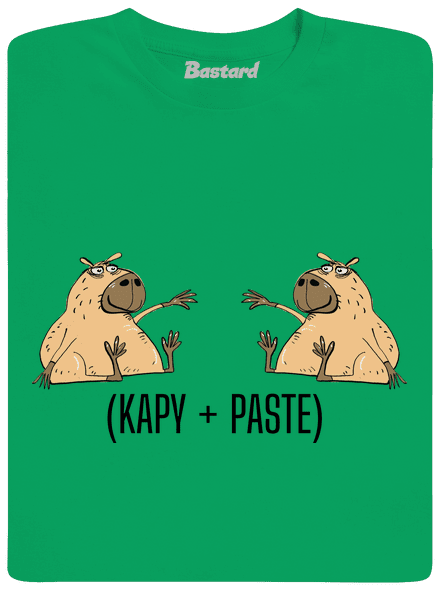 Kapy paste pánske tričko Kelly Green