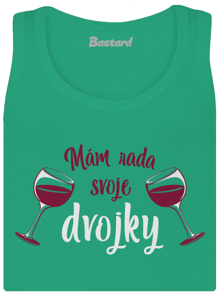 Dvojky dámske tielko klasické Mint Mal