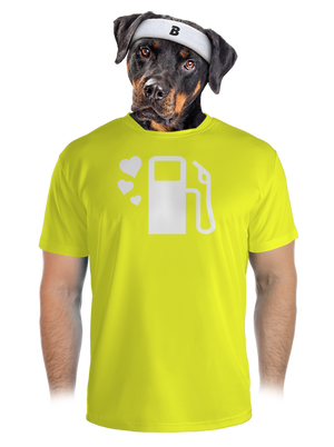 Plnú prosím pánske športové tričko Neon Yellow