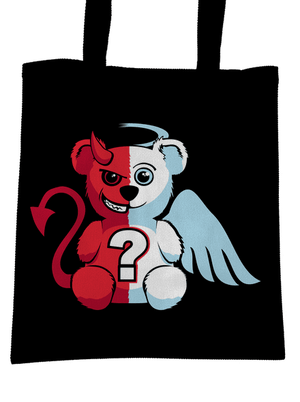 Anjel vs. diabol taška Black