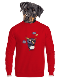 unisex mikina bez kapucne