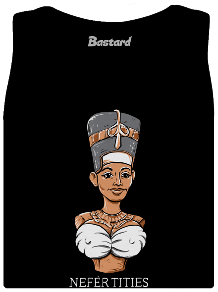 Nefertities dámske tielko klasické Black