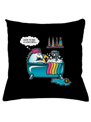 Ako sa stať jednorožcom vankúš Black