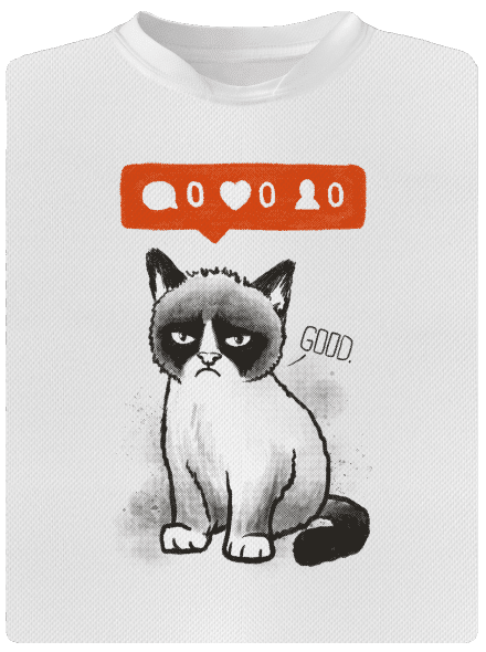 Grumpy pánske športové tričko White