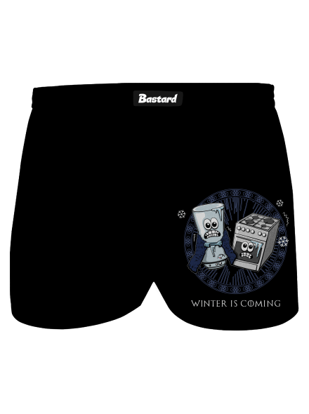 Winter is coming pánske trenky Black