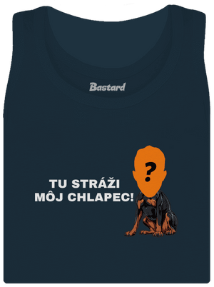 Tu strážim ja dámske tielko klasické Navy