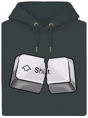 Shift unisex mikina premium Charcoal