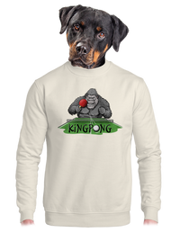 unisex mikina bez kapucne