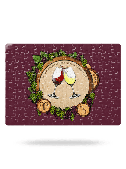 Vínny horoskop: Baran puzzle White