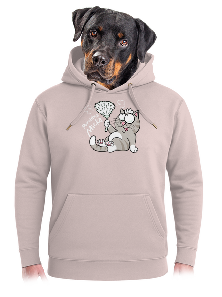 Macko a Micka unisex mikina premium Rose Chalk