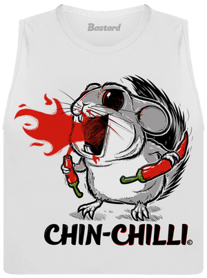 Chinchilli dámske tielko voľné White