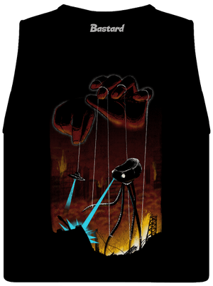 In Gods Hands dámske tielko voľné Black