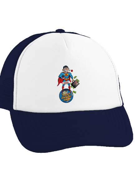 Supermachoman šiltovka truckerka French Navy cap