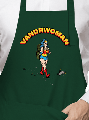 Vandrwoman zástera Bottle Green