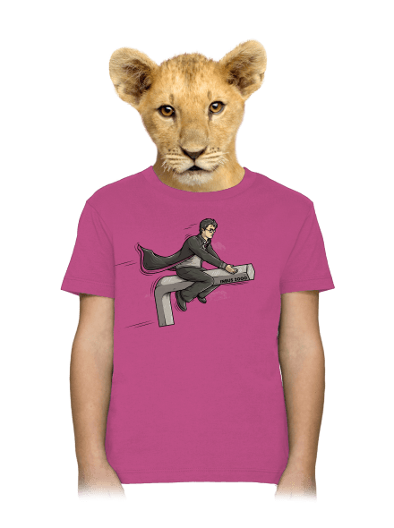 Harry na inbuse detské tričko Fuchsia