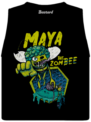 Zombee Maja dámske tielko voľné Black