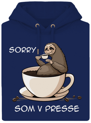 V presse unisex mikina premium Navy