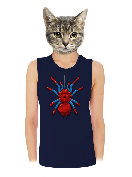 Spider dámske tielko voľné Navy