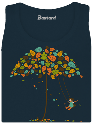 Radosť z jesene dámske tielko klasické Navy