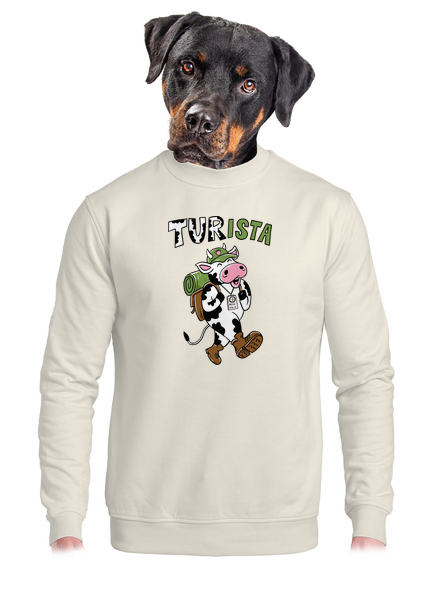 Tur na cestách unisex mikina bez kapucne Off White