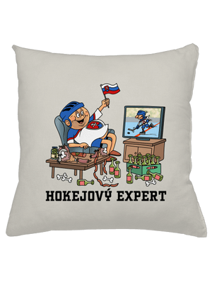 Hokejový expert vankúš Stracciatella