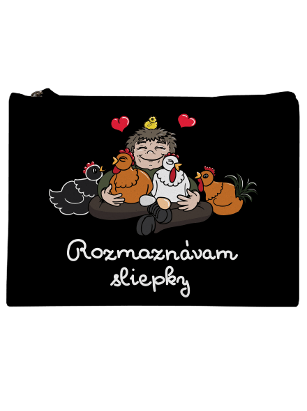 Rozmaznávam sliepky taštička Black