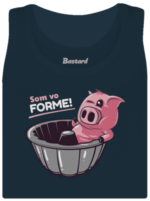 Vo forme dámske tielko klasické Navy