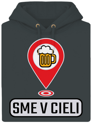Sme v cieli unisex mikina premium Charcoal