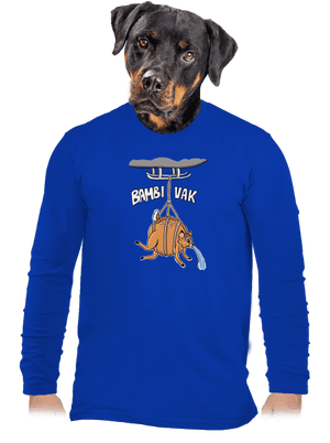 Bambi vak pánske dlhý rukáv Royal Blue