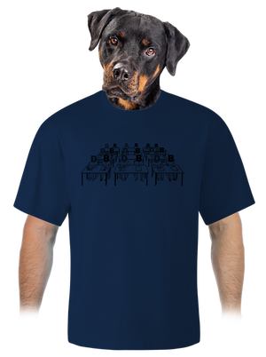 Cimrman: Debil, blbeček unisex tričko oversized Midnight Blue