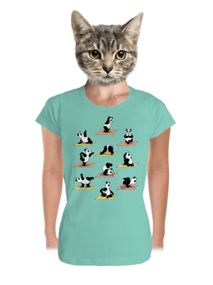 Pandia jóga dámske tričko prémium Mint Mal